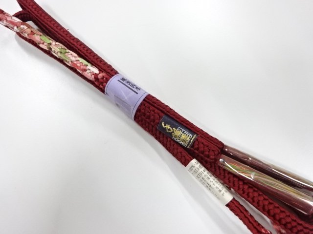 未使用品　正絹　手組帯締め